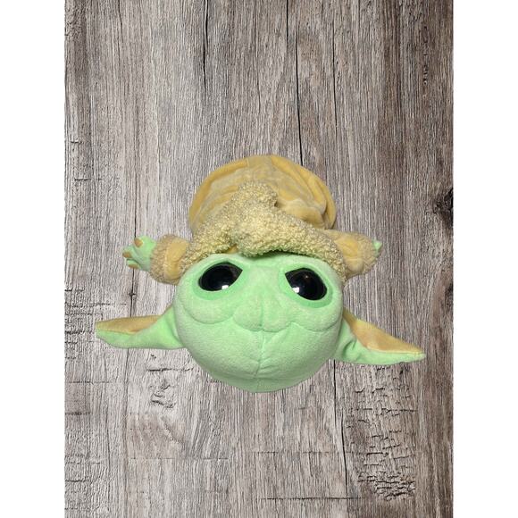 Star Wars Mandalorian The Child Grogu Baby Yoda 9" Plush Toy EUC Mattel - Picture 4 of 4